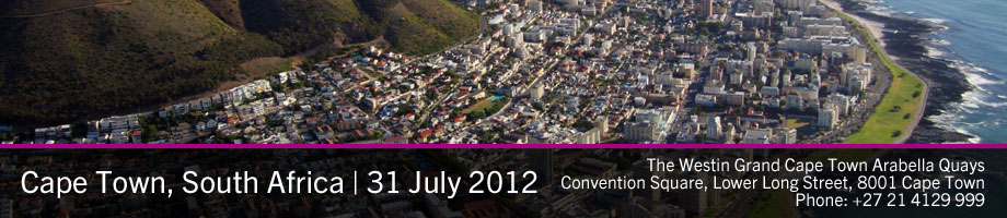 Cape Town, South Africa | Tuesday 31 July, 2012