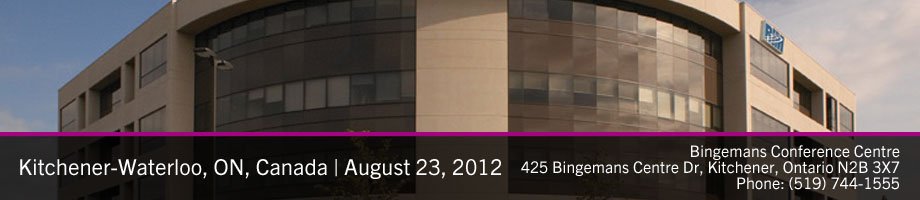 Kitchener-Waterloo, ON, Canada | Thursday August 23, 2012